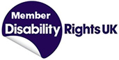 Member of Disability Rights UK (logo)