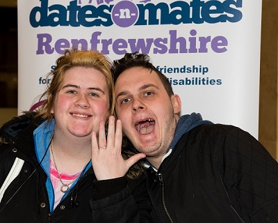 Picture of a couple who got engaged